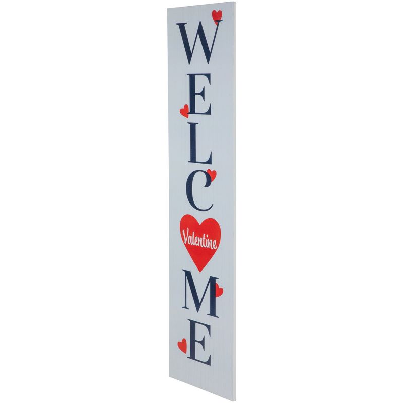 Northlight 38" Welcome Valentine's Day Wooden Porch Board Sign Decoration, 4 of 7