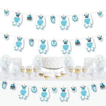 Big Dot of Happiness Yeti to Party - Square Favor Gift Boxes -  Abominable Snowman Party or Birthday Party Bow Boxes - Set of 12 : Home &  Kitchen