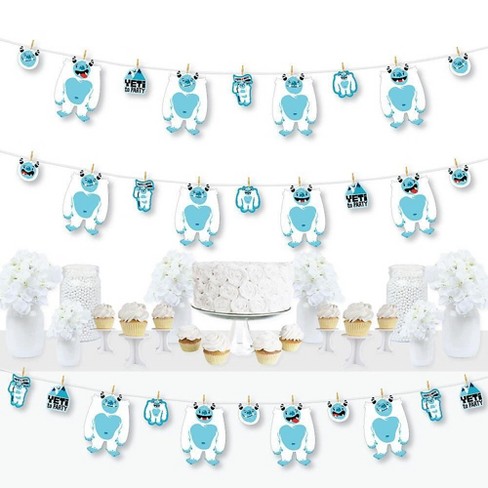 Big Dot Of Happiness Yeti To Party - Decorations Diy Abominable Snowman  Party Or Birthday Party Essentials - Set Of 20 : Target