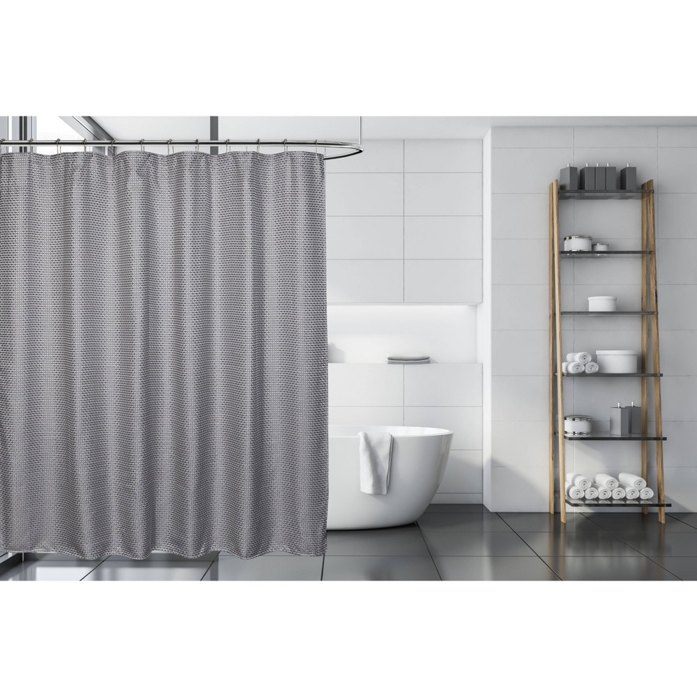 Photos - Shower Curtain Cardiff  Gray - Moda at Home