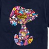 Men's - Peanuts - Snoopy Silhouette Pattern Short Sleeve Graphic T-Shirt - 2 of 4