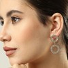 SOHI Women's Blue Bling Drop Earrings - 3 of 3