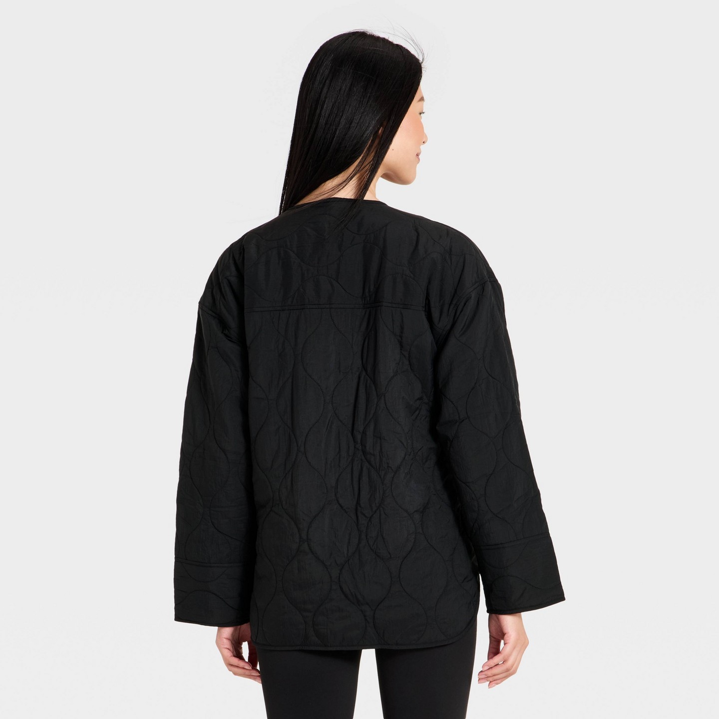Женская куртка All In Motion Quilted, цвет: Чёрный — фото 2