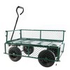 CAVINAS Multi-Functional Tools Cart, All-Terrain Heavy-Duty Wagon Cart with Wheels, Utility Rolling Cart for Garden Camping - 3 of 4