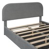 KTMBDW Full/Queen Size Lift Up Storage Bed, Modern Upholstered Headboard, Hydraulic Support, No Box Spring Needed - 4 of 4