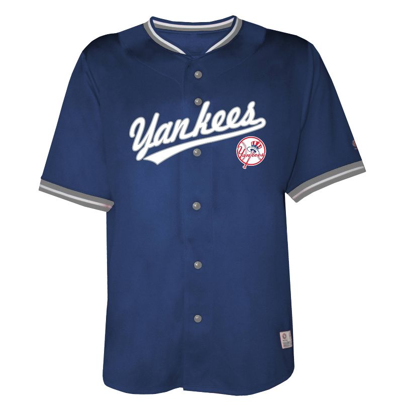 MLB New York Yankees Men&#39;s Button Down Jersey, 1 of 4