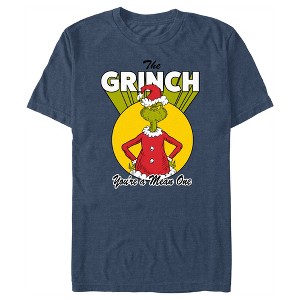 Men's Dr. Seuss Christmas Grinch You're a Mean One T-Shirt - 1 of 4