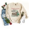 Simply Sage Market Women's Graphic Sweatshirt Saddle Your Jingle Horse - 3 of 4