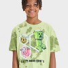Boys' Minecraft 'Creeper Farm Tour' Short Sleeve Graphic T-Shirt - Lime Green - 2 of 4