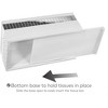 Creative Scents Quilted Mirror White Tissue Box (rectangle) - 3 of 4