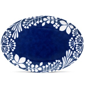 Noritake Bluefjord Large Oval Serving Platter - 1 of 3