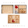Unique Bargains PU Leather 2 Layer Jewelry Box with Drawer And Removable Jewelry Tray for Women's Girls' Birthday Gifts - 4 of 4