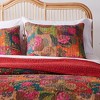 Jewel Floral Sham 20in x 36in King Multi by Greenland Home Fashion - image 3 of 3