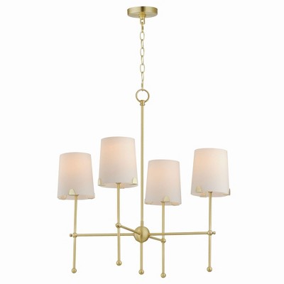 Maxim Lighting Huntington 4 - Light Chandelier in  Satin Brass