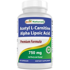 ALA ALC 750 mg 120 Capsules - 1 of 4