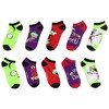 Nickelodeon Invader Zim Adult Character Face And Sayings Mix And Match Ankle Socks - 2 of 3