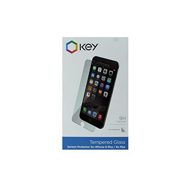 Key 9H Tempered Glass Screen Protector for iPhone 6 Plus / 6s Plus - Clear, 1 of 2