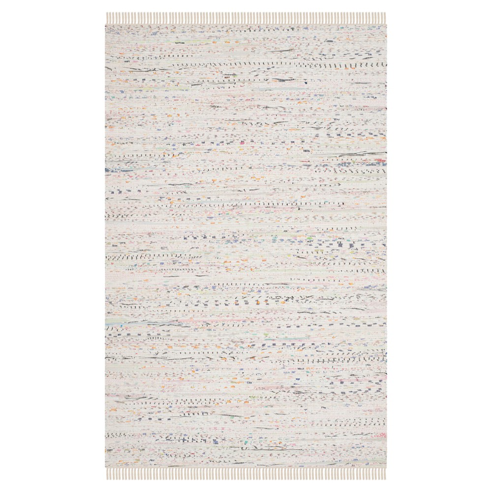 4'x6' Huddersfield Area Rug White/Multi - Safavieh