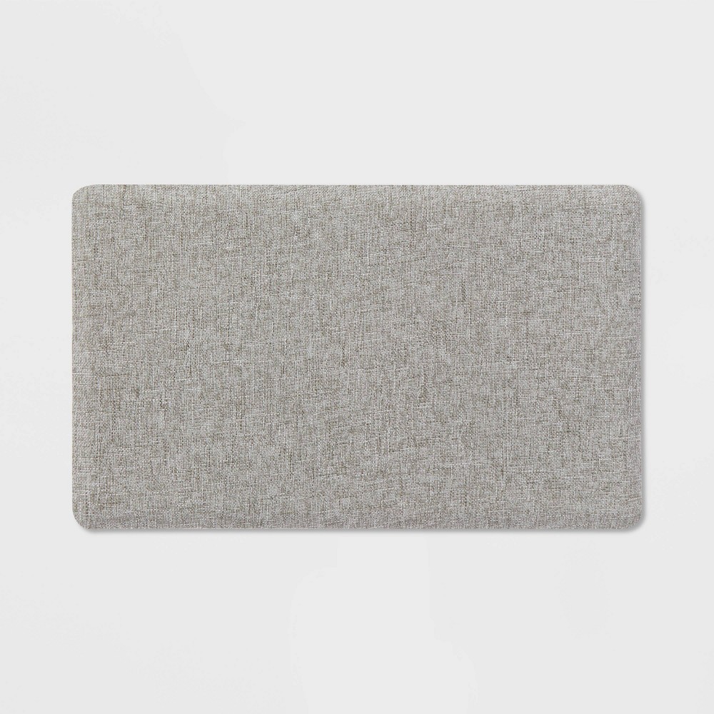 30" x 18" Basketweave Comfort Mat Gray - Threshold™