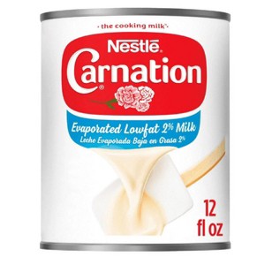 Nestle Carnation Lowfat 2% Evaporated Milk, Vitamins A and D Added, 12 fl oz, 12 Servings (Pack of 4) - 1 of 1