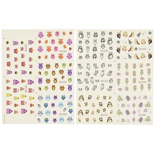Wrapables Water Nail Sticker, Owls (11 Sheets) - 1 of 1