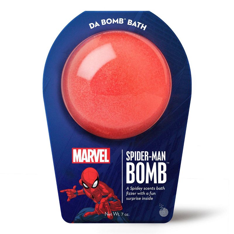 Da Bomb Bath Fizzers Spider-Man Bath Bomb - 7oz, 1 of 6