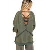 Women's Zoey Criss-Cross Back Sweatshirt - POL - 2 of 3