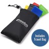 Physical Therapy Rubber Resistance Bands with 5 Levels of Resistance, Durable and Long-Lasting, FSA & HSA Eligible, Includes 5 Bands - 4 of 4