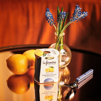 La Fermiere Pressed Lemon Naturally French Yogurt - 4.9oz