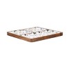 Gallerie II Edith 3 Partition Mango Wood Tray - 2 of 3