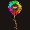 Adult Design By Humans Love Is Love Daisy Rainbow Pride By KangThien T-Shirt - 2 of 2