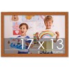 PosterPalooza | Slim Profile Brown Picture Frame - UV Acrylic, Backing Board, Hanging Hardware Included - 2 of 4
