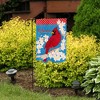 Spring Cardinal Welcome Burlap Garden Flag Floral 18" x 12.5" Briarwood Lane - 4 of 4