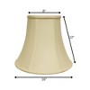 Vynxaria Slant Bell Softback Lampshades, 8"x16"x12" Egg with Washer Fitter - 4 of 4