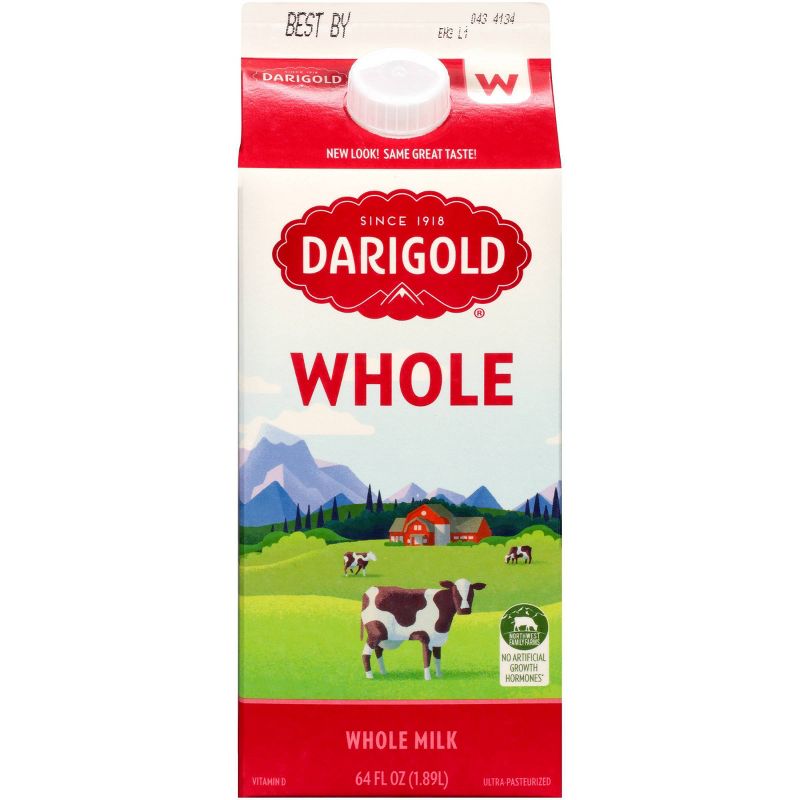 Darigold Whole Milk - 0.5gal, 1 of 3