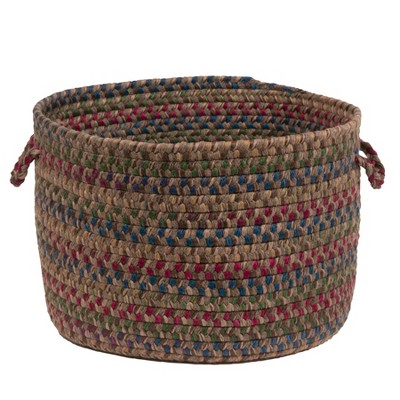 Colonial Mills Midnight Utility Basket, 18 by 12-Inch, Java