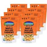 SunRidge Farms Maple Mustard Cashews - Case of 8/1.8 oz