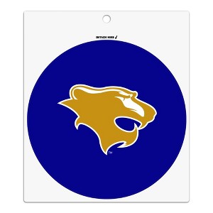 Georgian Court University Primary Logo Automotive Car Refrigerator Locker Vinyl Circle Magnet - 1 of 4