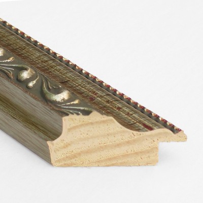 Parisian Silver Ornate Wood Framed Cork Board, 20 x 14 inches