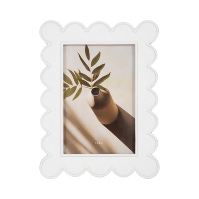 Elegant Resin Picture Frame with Glass Cover - Perfect for Home, Office, Bedroom, or Living Room Décor