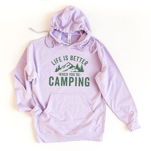 Simply Sage Market Women's Graphic Hoodie Life Is Better When You're Camping - 1 of 2