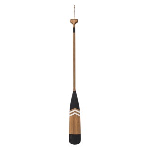 Beachcombers 35.4" Long Decorative Wooden Black Oar Coastal Wall Hanging Beach House Decor - 1 of 4