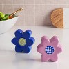Novelty Salt and Pepper Shaker Set Purple Flower - Room Essentials™ - 2 of 3