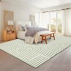 Large Area Rug Modern Abstract Living Room Rug Non Slip, Thin & Foldable & Washable, Low Pile Carpet, Indoor Decorative Printed Mat - 3 of 4