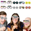 Big Dot of Happiness Through the Decades Glasses - Paper Card Stock 50s, 60s, 70s, 80s, and 90s Party Photo Booth Props Kit - 10 Count - 2 of 4
