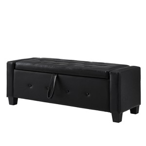 Dexmalle Faux Leather Bench with Storage - 1 of 4