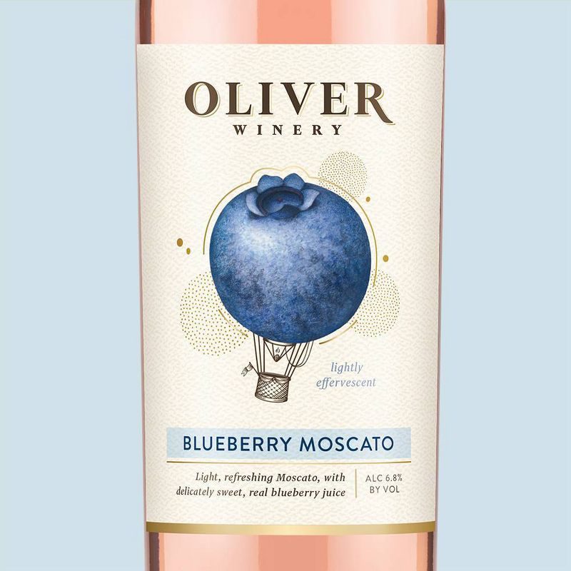 Oliver Blueberry Moscato - 750ml Bottle, 4 of 9