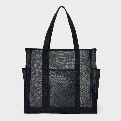 Mesh Tote Handbag Shade Shore Black Target