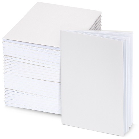 6 Pack Blank Books for Kids to Write Stories, Hardcover Sketchbooks for  Students, 36 Pages (White, 5 x 5 In)