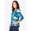 Jessica London Women's Plus Size Stretch Cotton Scoop Neck Tee - 4 of 4